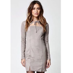 Kendall and Kylie faux suede dress